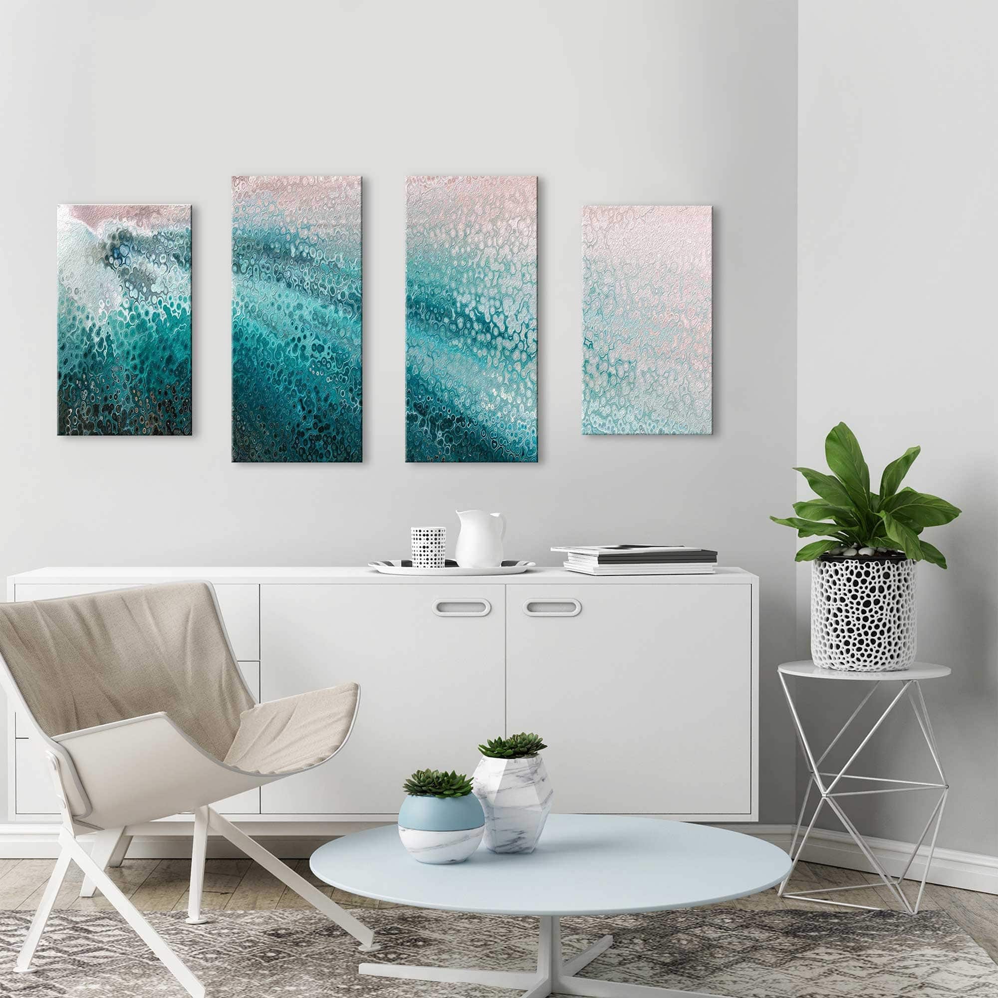 "John 17 17 Truth" By Mark Lawrence Print On Canvas Set Of 4 - Bed Bath